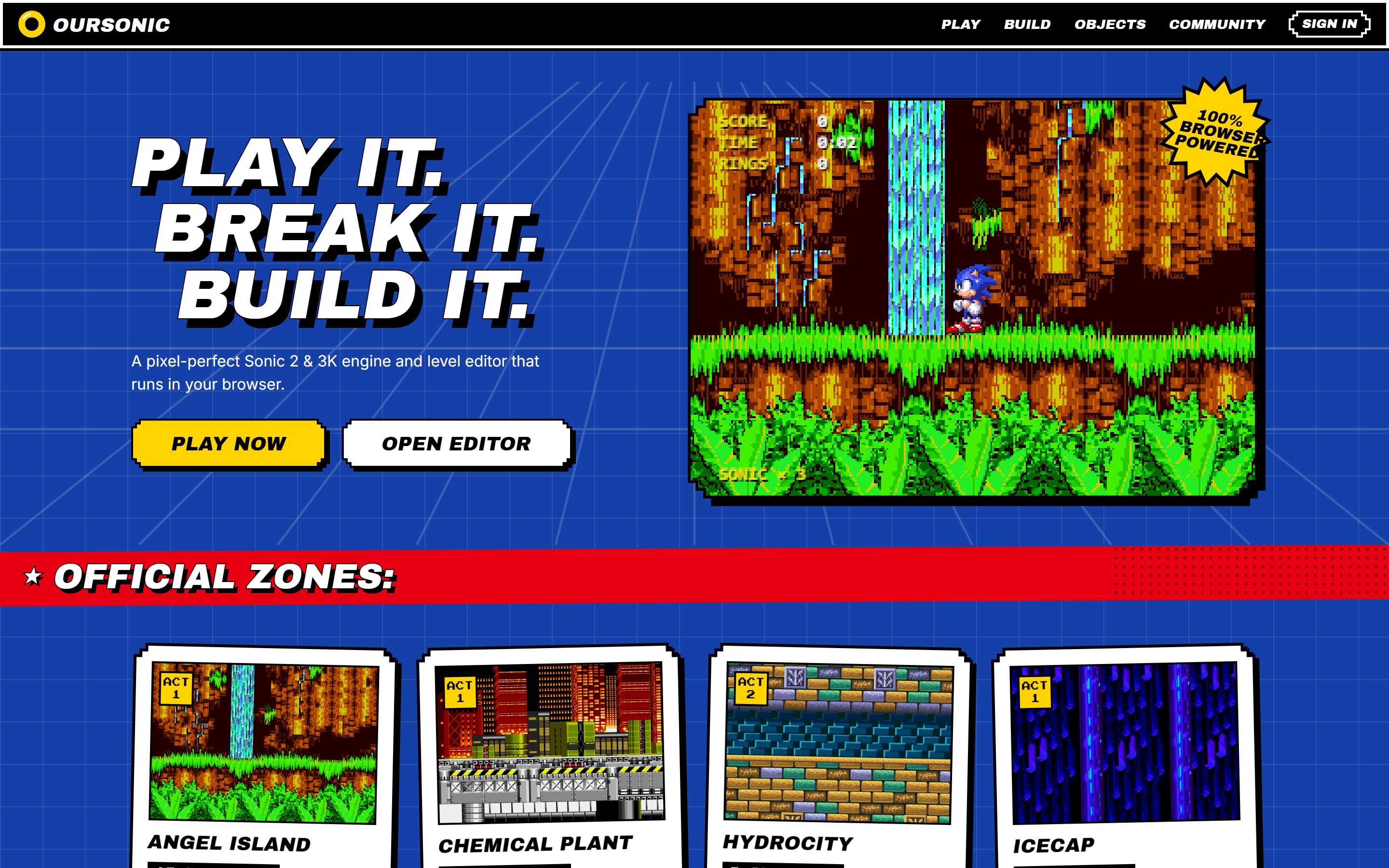 Oursonic screenshot