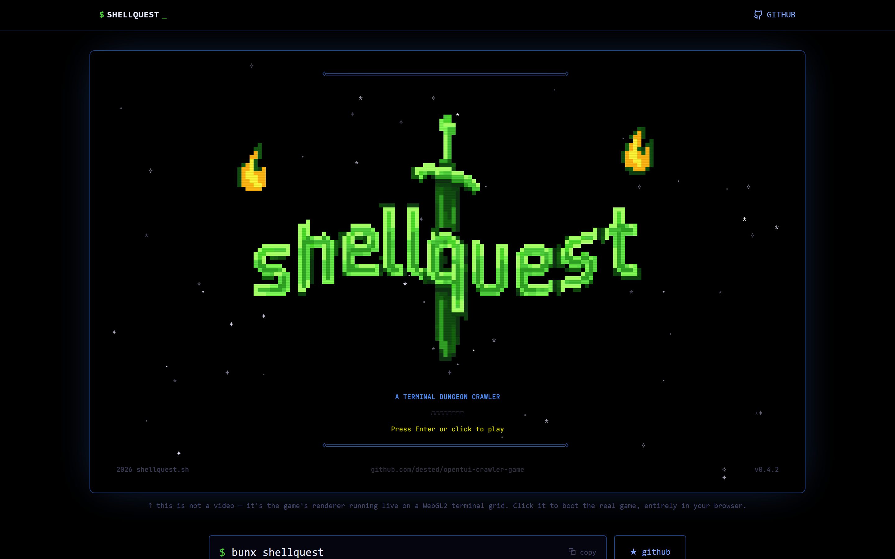 Shellquest screenshot