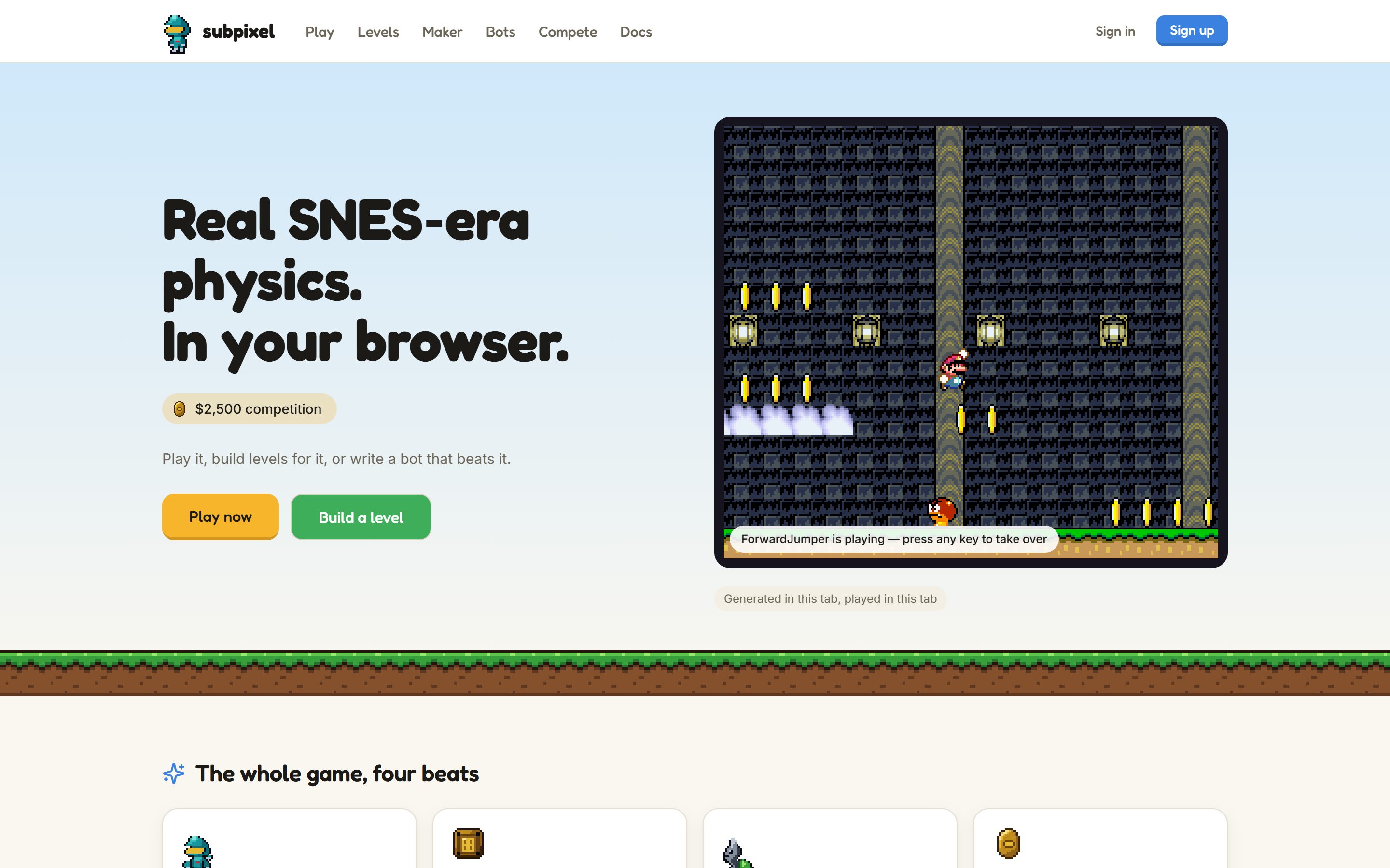 Subpixel screenshot